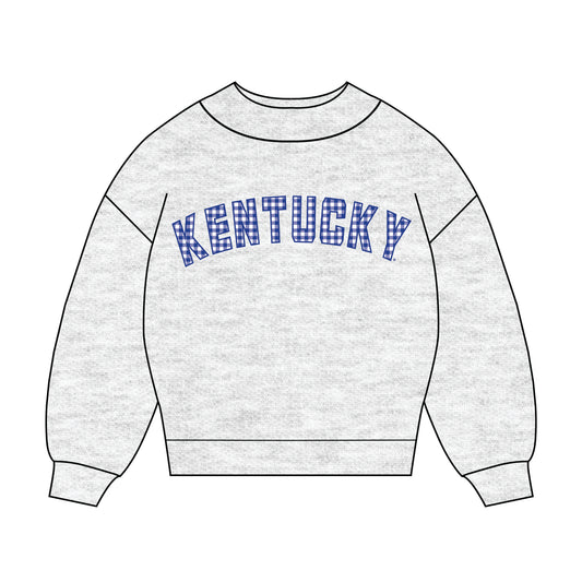 The Mallory Gingham Mockneck Kentucky | Ash
