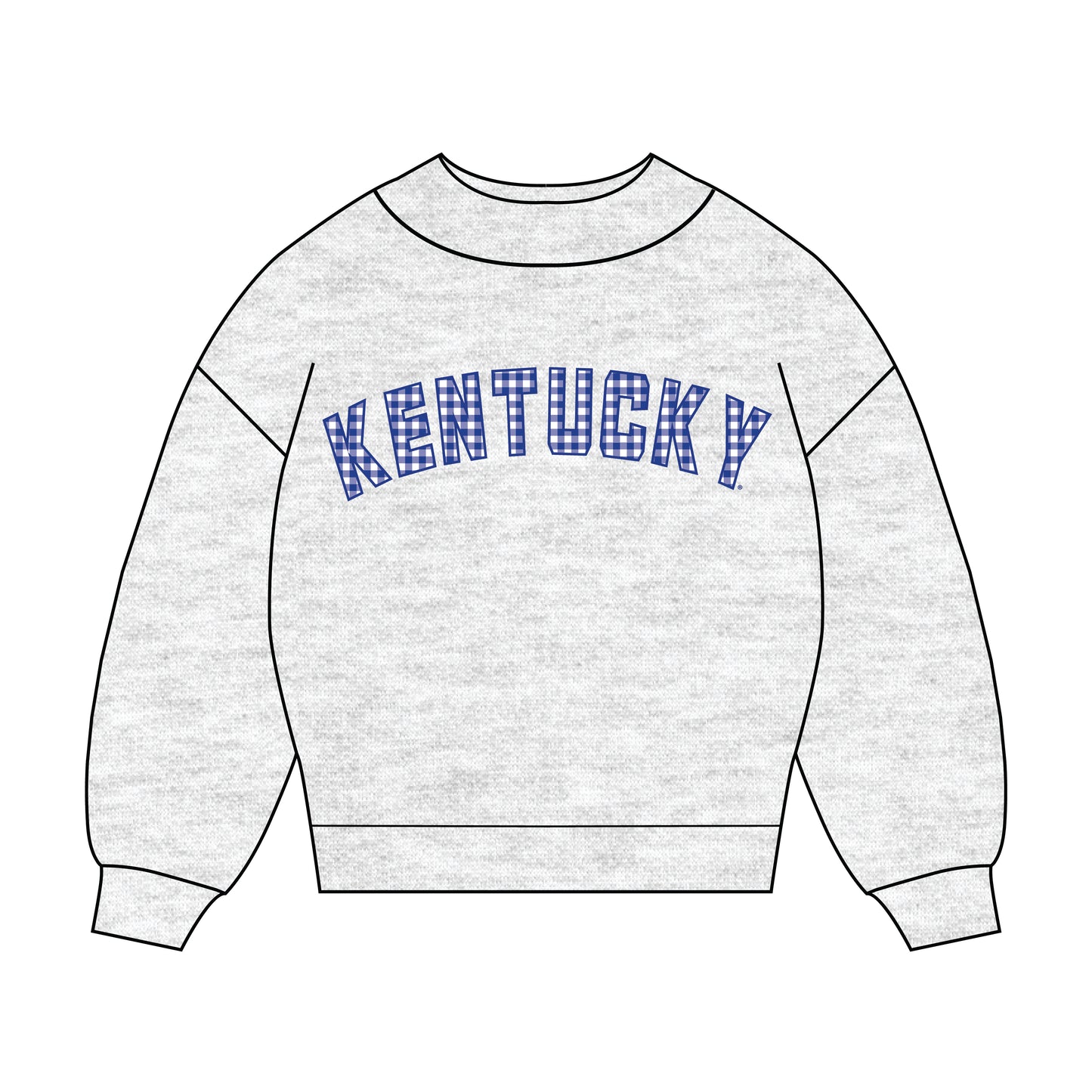 The Mallory Gingham Mockneck Kentucky | Youth Ash