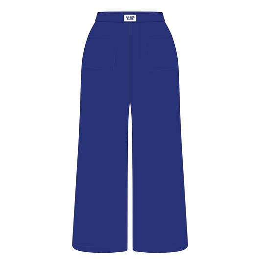 The Ava Airy Pants Kentucky Go Big Blue Woven Label | Royal