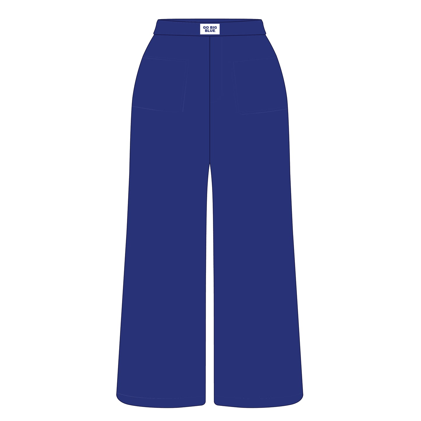 The Ava Airy Pants Kentucky Go Big Blue Woven Label | Youth Royal