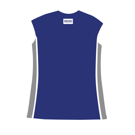 The Campbell Cap Sleeve Dress Go Big Blue Woven Label | Royal