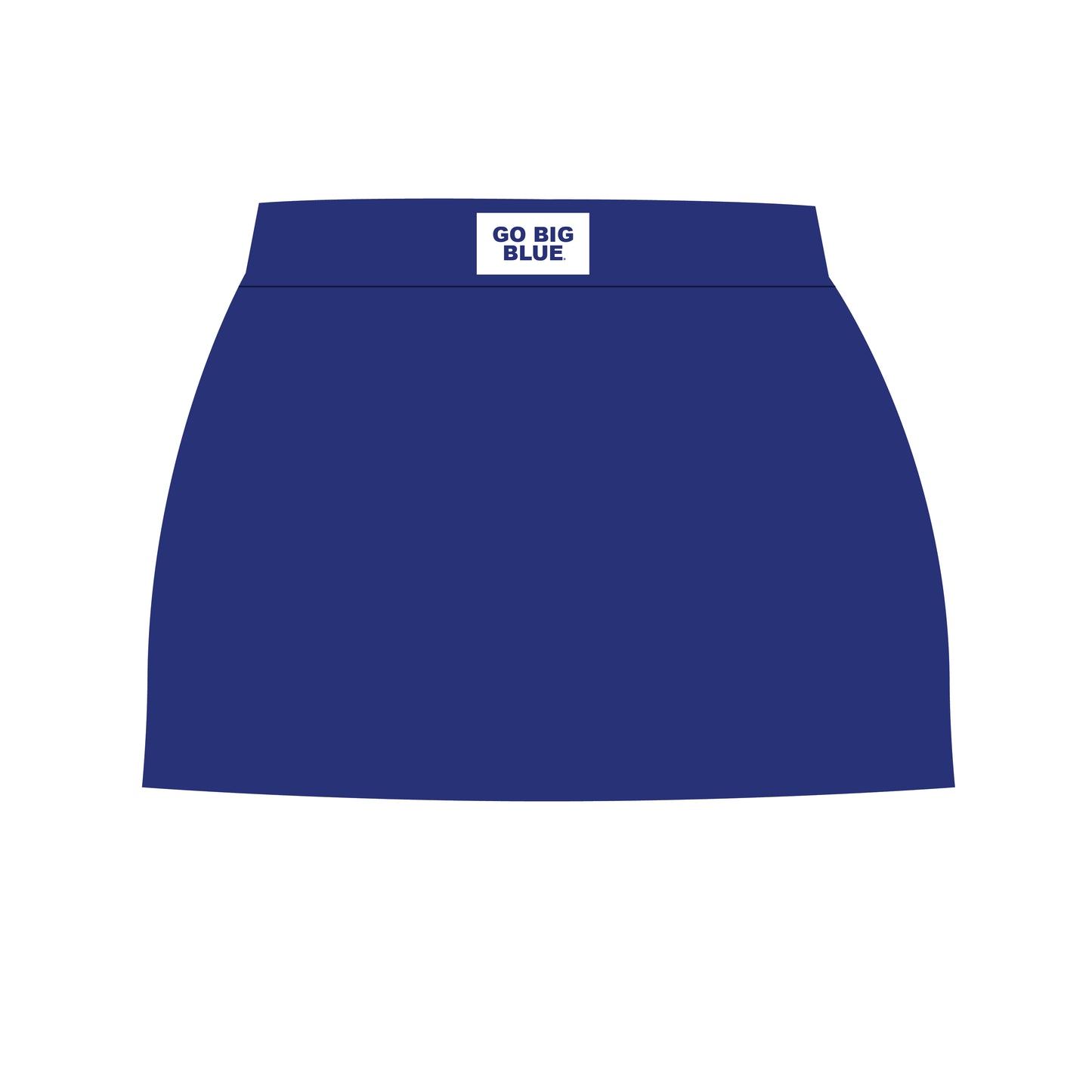 The Hayden High Waisted Skort Go Big Blue Woven Label | Royal