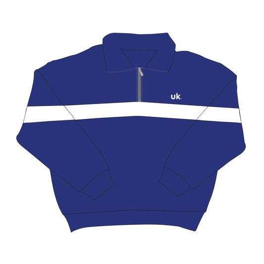 The Heather Half Zip Kentucky | Royal Blue