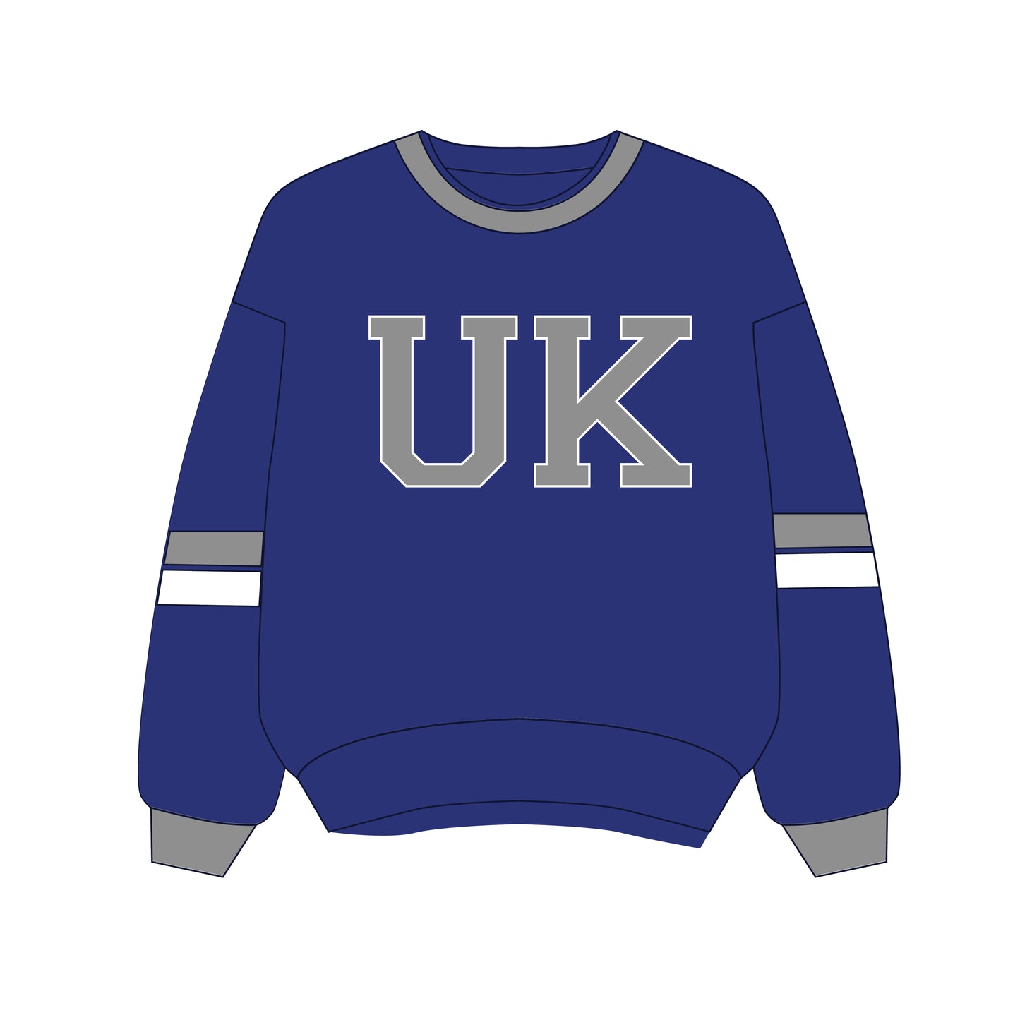 The Virginia Varsity Crewneck Kentucky | Royal