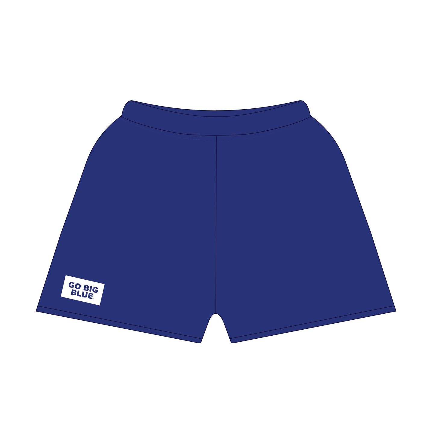 The Becca Shorts Go Big Blue Woven Label | Royal