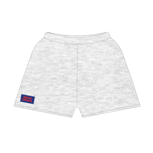 The Becca Shorts Rock Chalk Woven Label | Ash