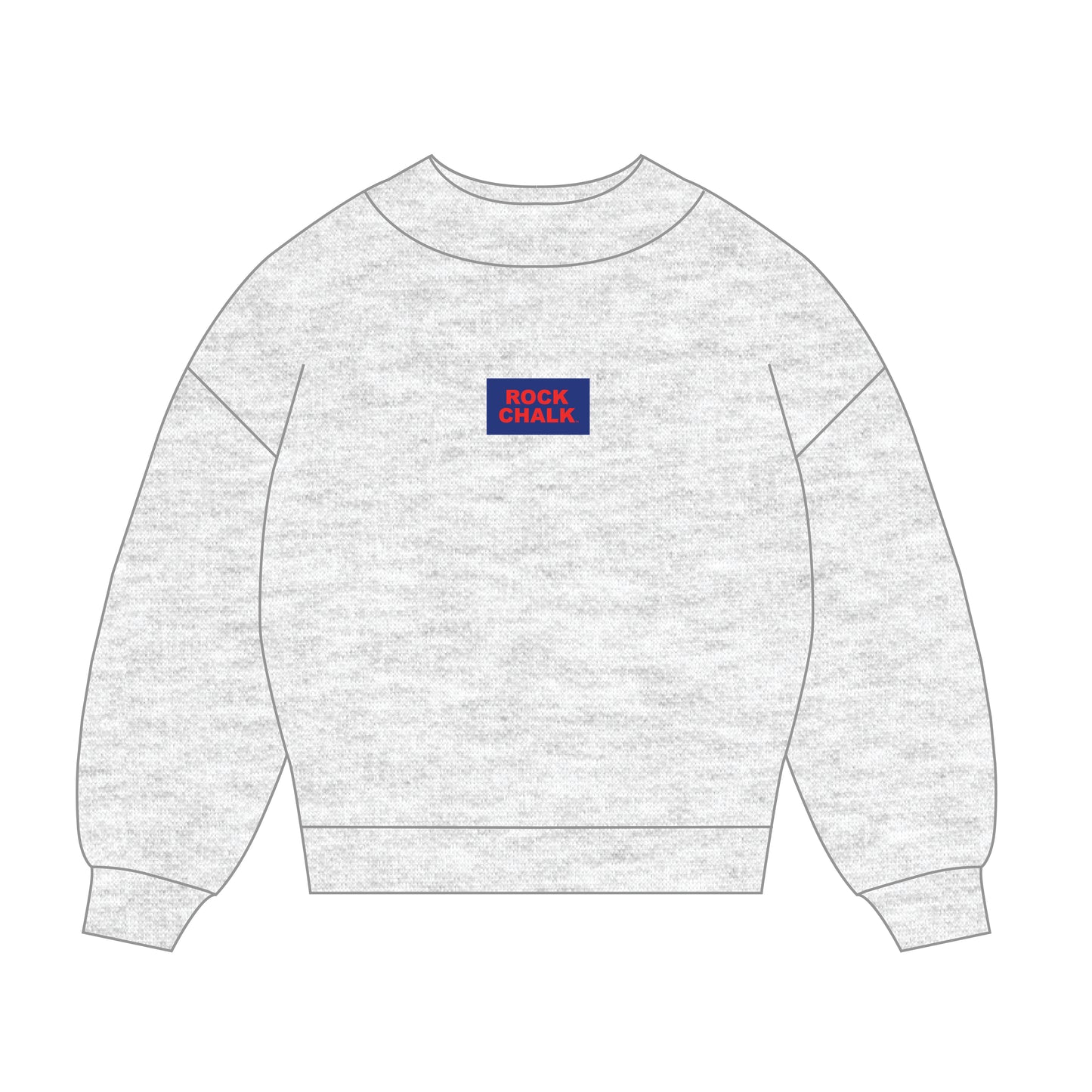 The Mary Mockneck Rock Chalk Woven Label | Ash