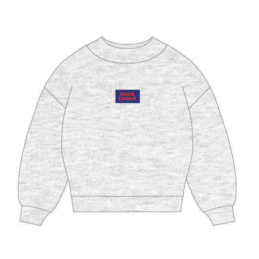 The Mary Mockneck Rock Chalk Woven Label | Ash