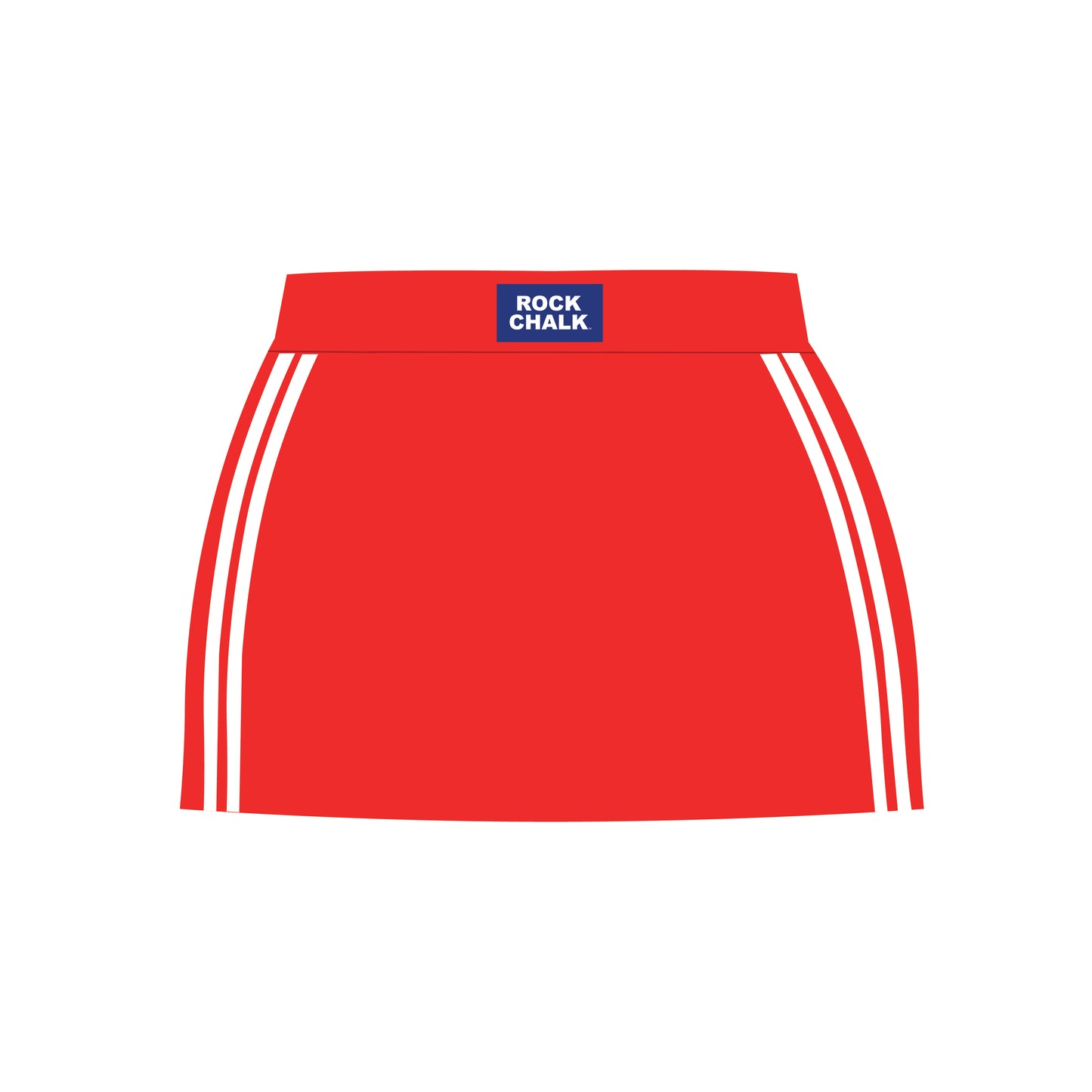 The Savannah Sporty Skort Rock Chalk Woven Label | Bright Red