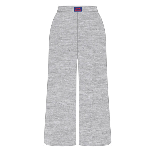 The Ava Airy Pants Rock Chalk Woven Label | Heather Grey
