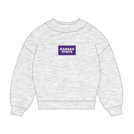The Mary Mockneck Kansas State Woven Label | Ash