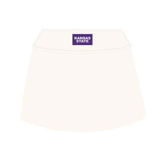 The Alli Tennis Skort Kansas State Woven Label | Bone