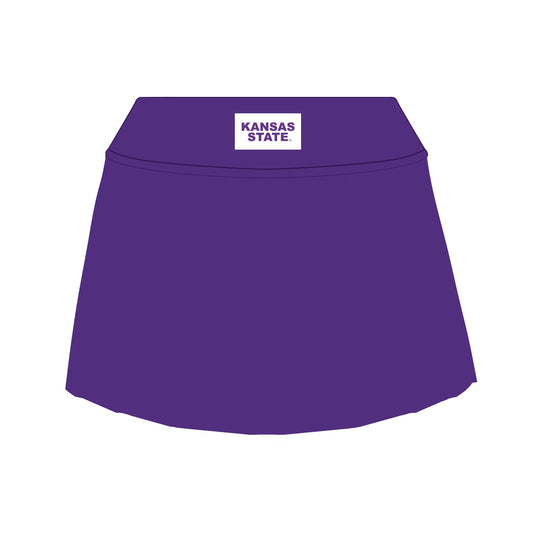 The Alli Tennis Skort Kansas State Woven Label | Youth Purple