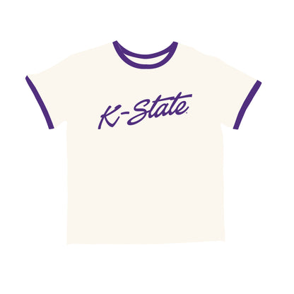 The Roxy Ringer Tee Kansas State | Bone