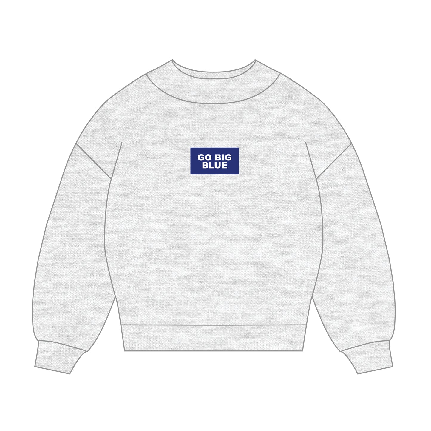 The Mary Mockneck Go Big Blue Woven Label | Ash