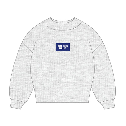 The Mary Mockneck Go Big Blue Woven Label | Ash