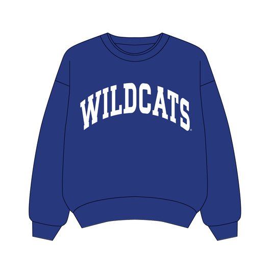 The Olivia Oversized Crewneck Kentucky | Royal