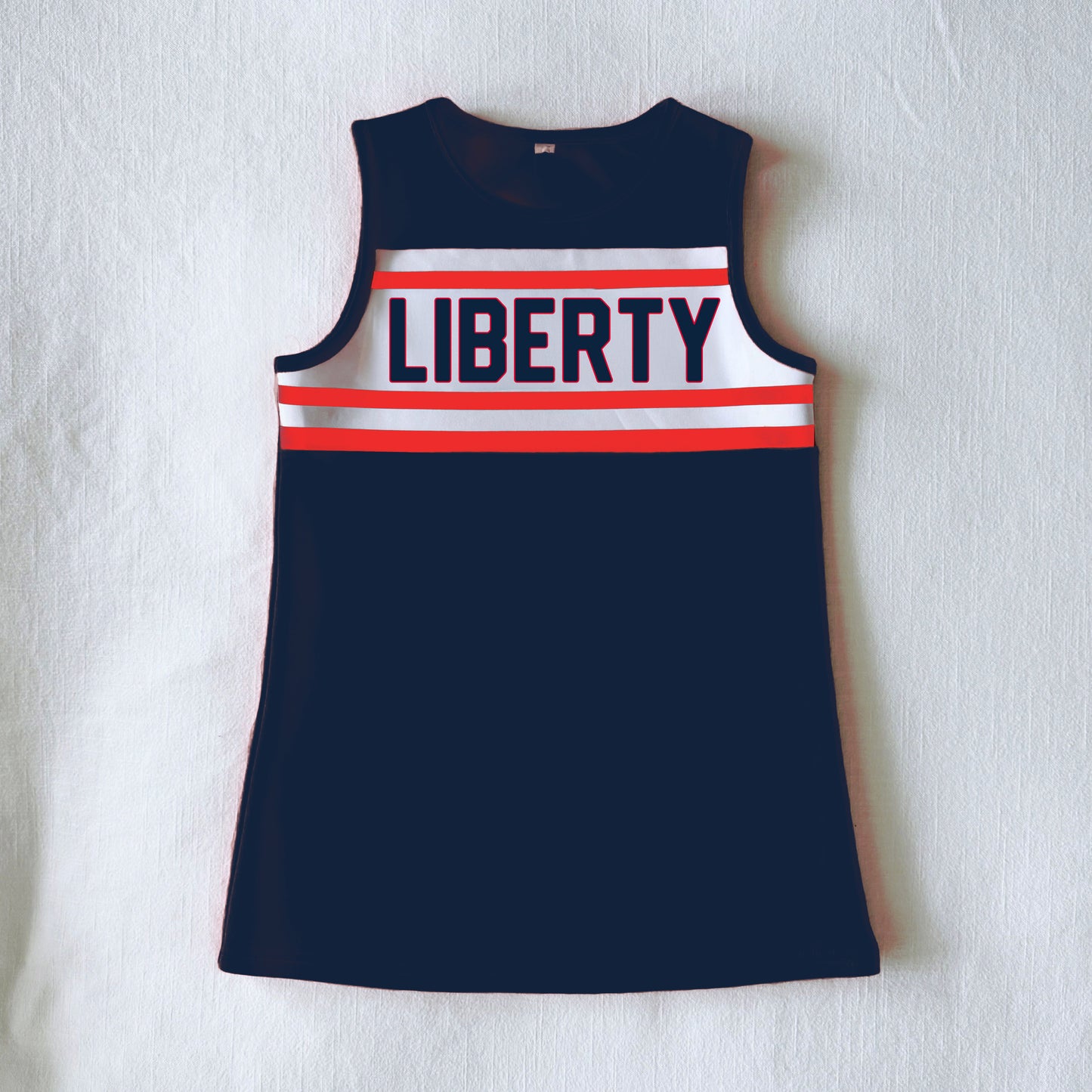 The Classic Cheer Dress Liberty | Youth Navy