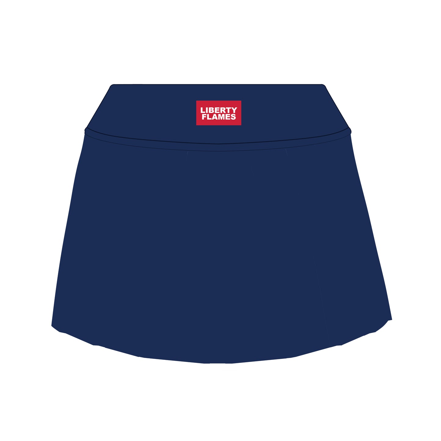 The Alli Tennis Skort Liberty Flames Woven Label | Navy