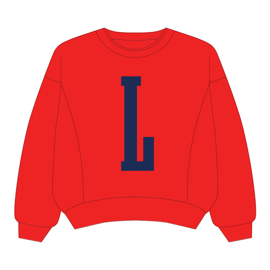 The Molly Cozy Crew Liberty | Red