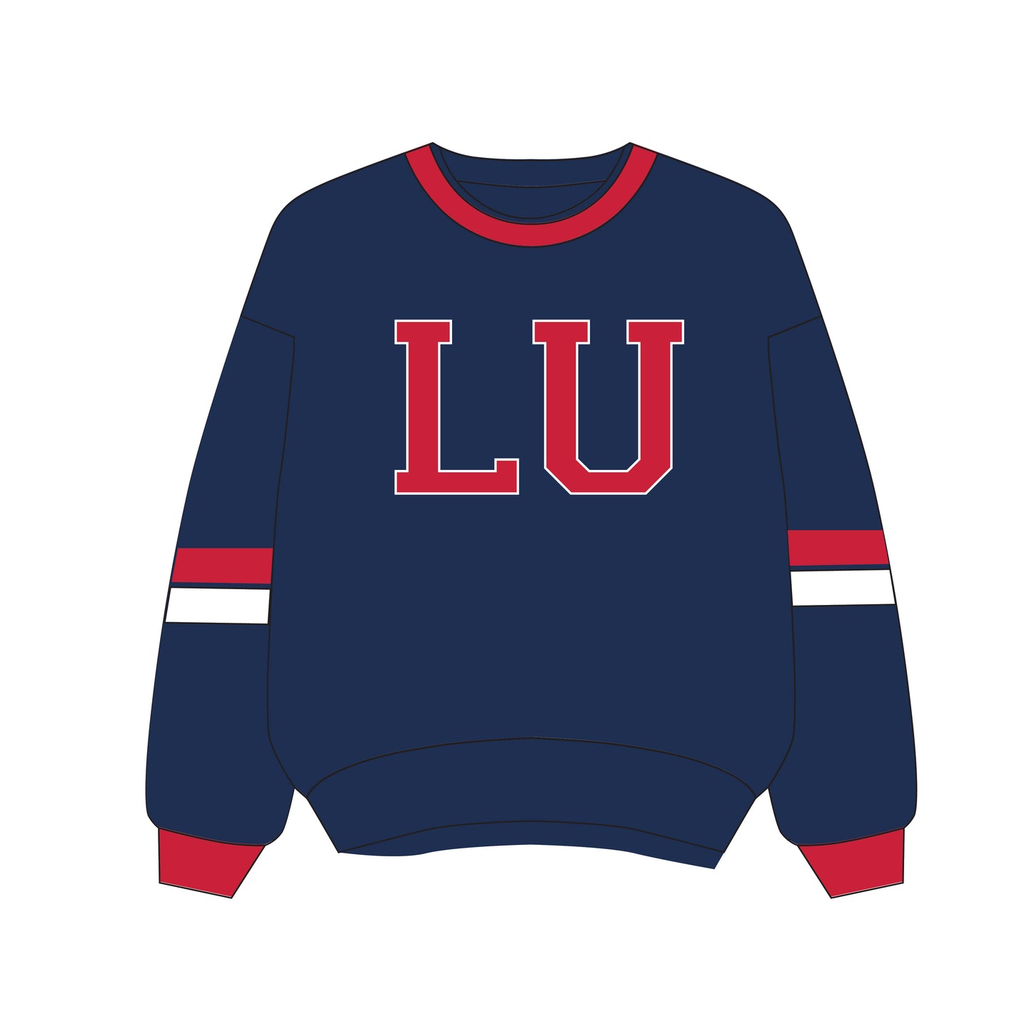 The Virginia Varsity Crewneck Liberty | Navy