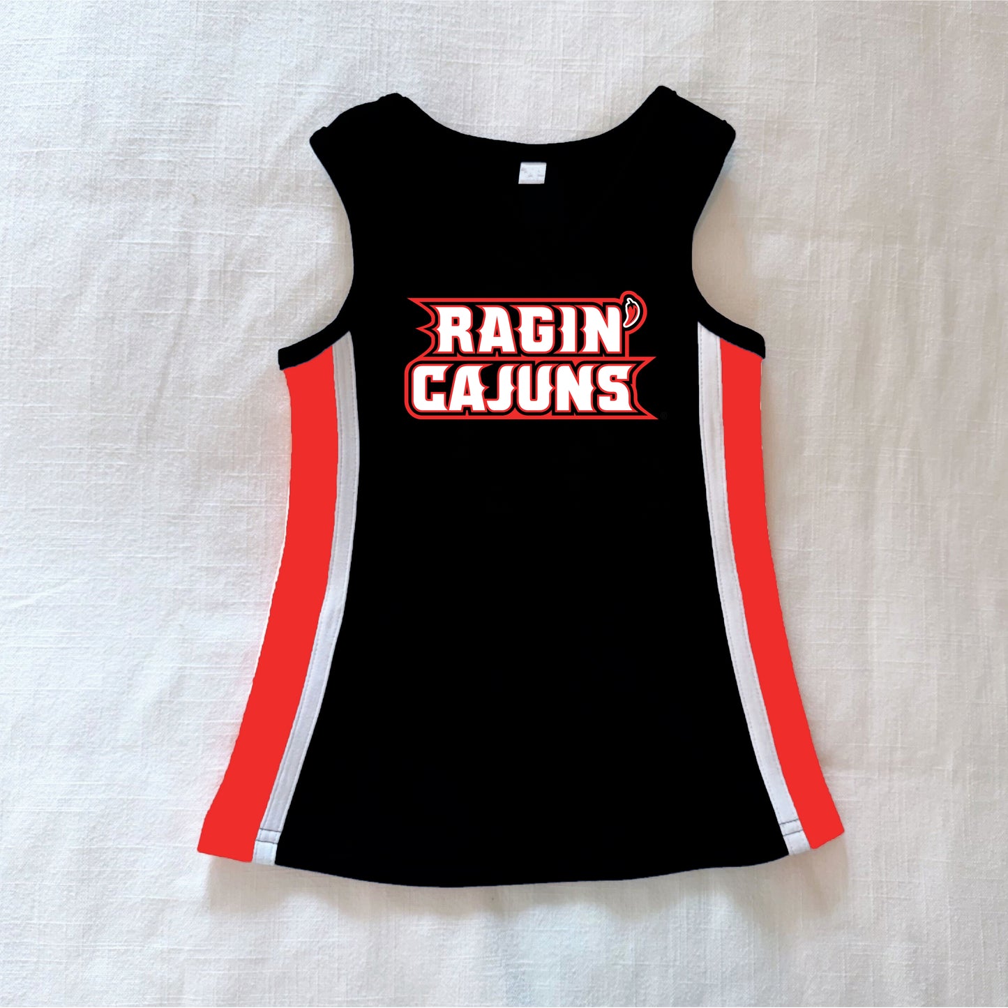 The Power Stripe Cheer Dress Louisiana | Youth Black