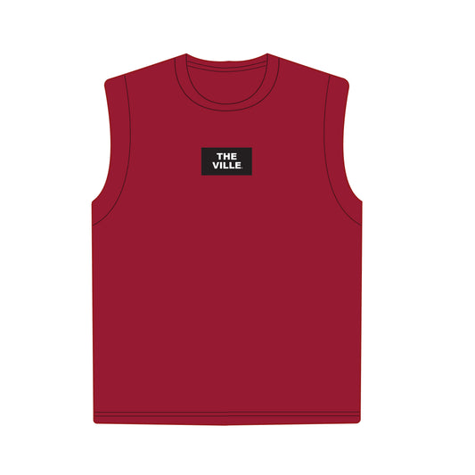 The Anna Active Tank The Ville Woven Label | Youth Crimson