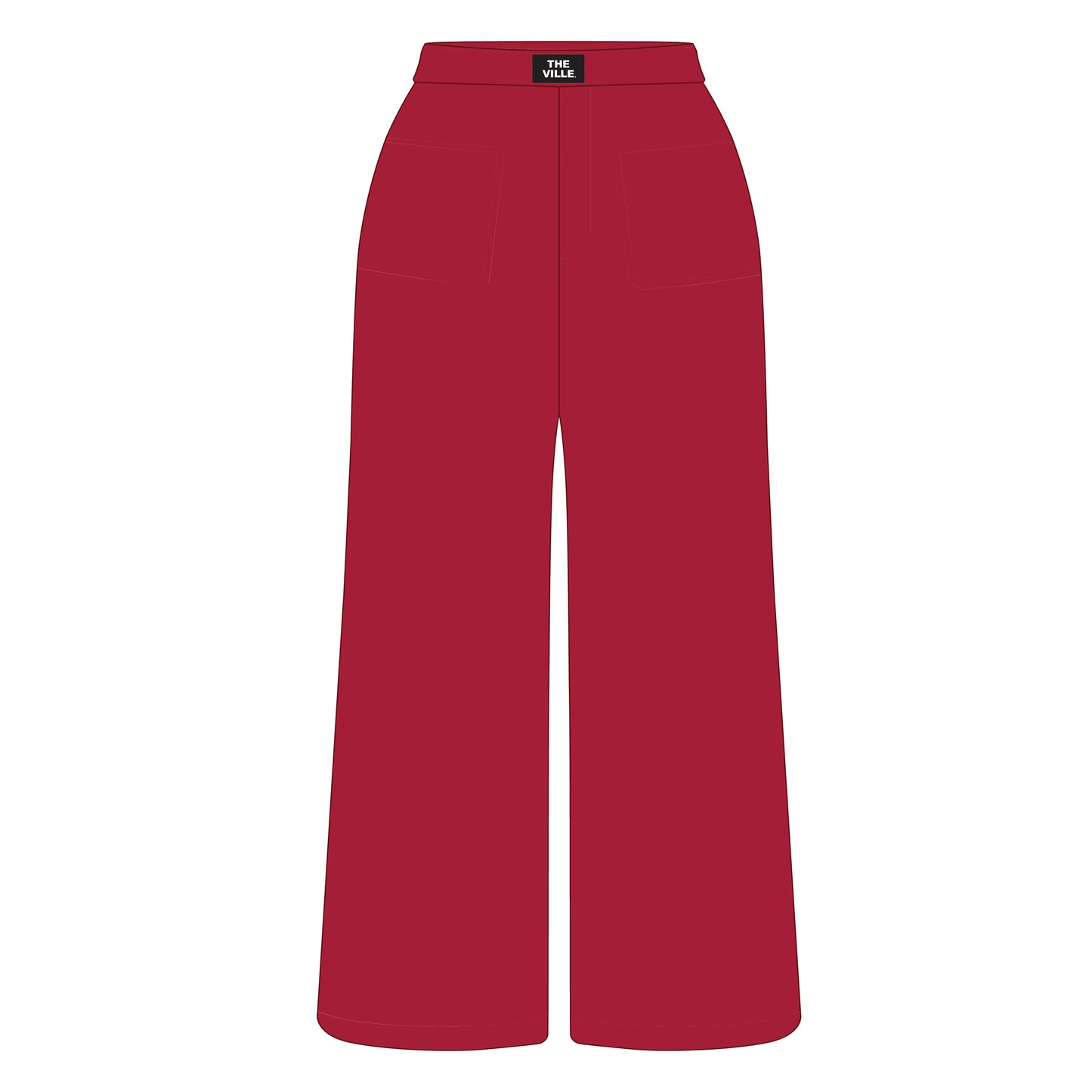 The Ava Airy Pants The Ville Woven Label | Youth Crimson