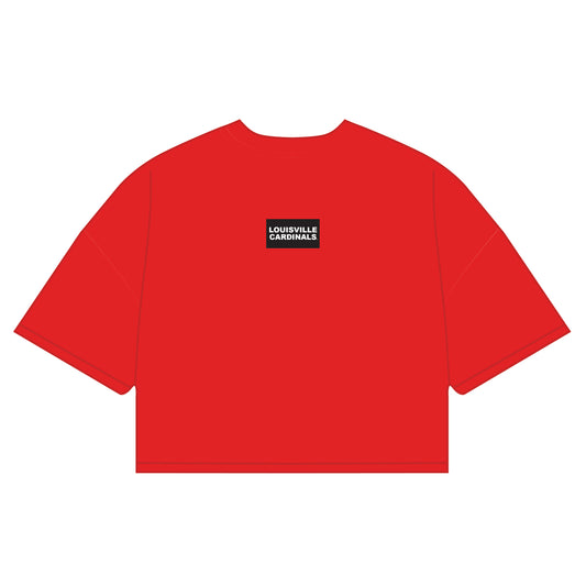 The Kristen Airy Shirt Louisville Cardinals Woven Label | Red