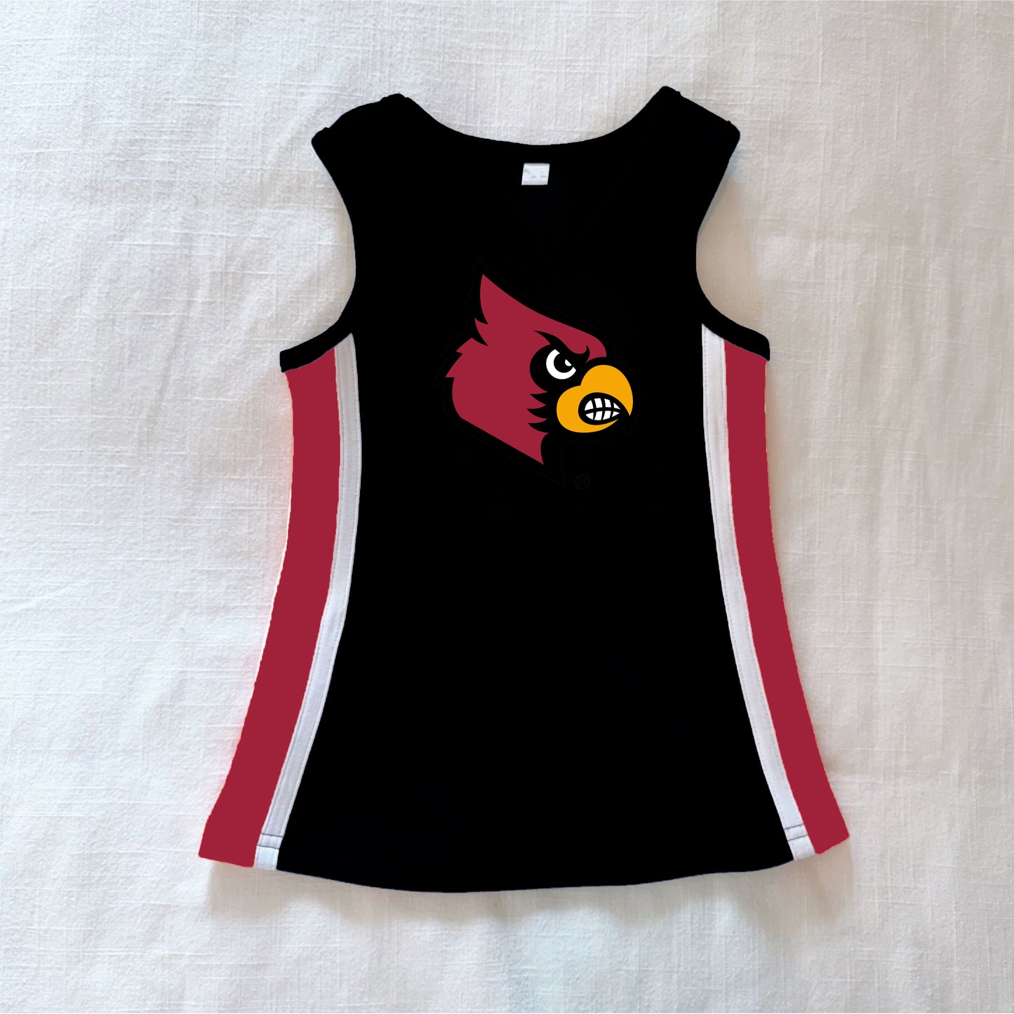 The Power Stripe Cheer Dress Louisville | Youth Black
