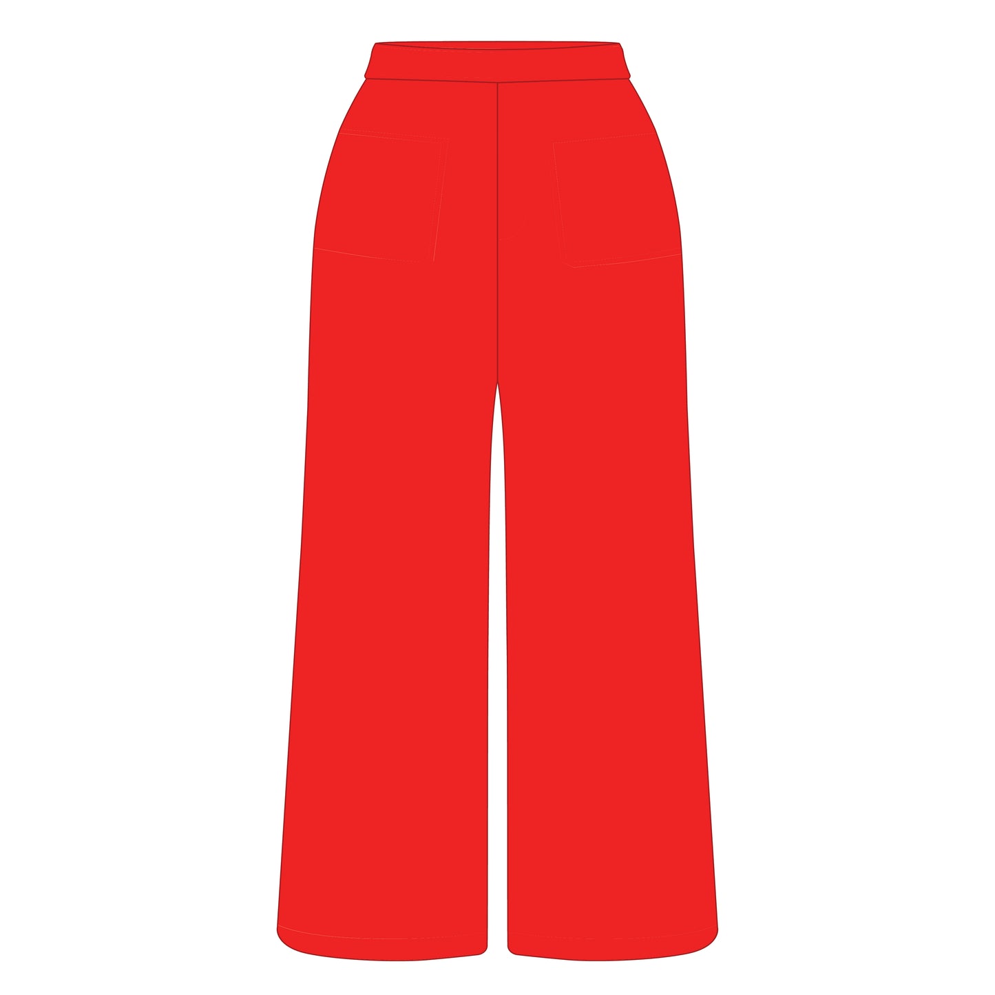 The Ava Airy Pants Louisville Cardinals Woven Label | Youth Bright Red