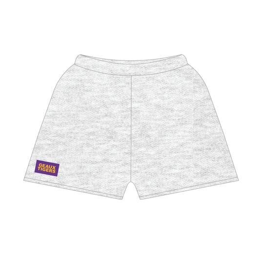 The Becca Shorts Geaux Tigers Woven Label| Youth Ash