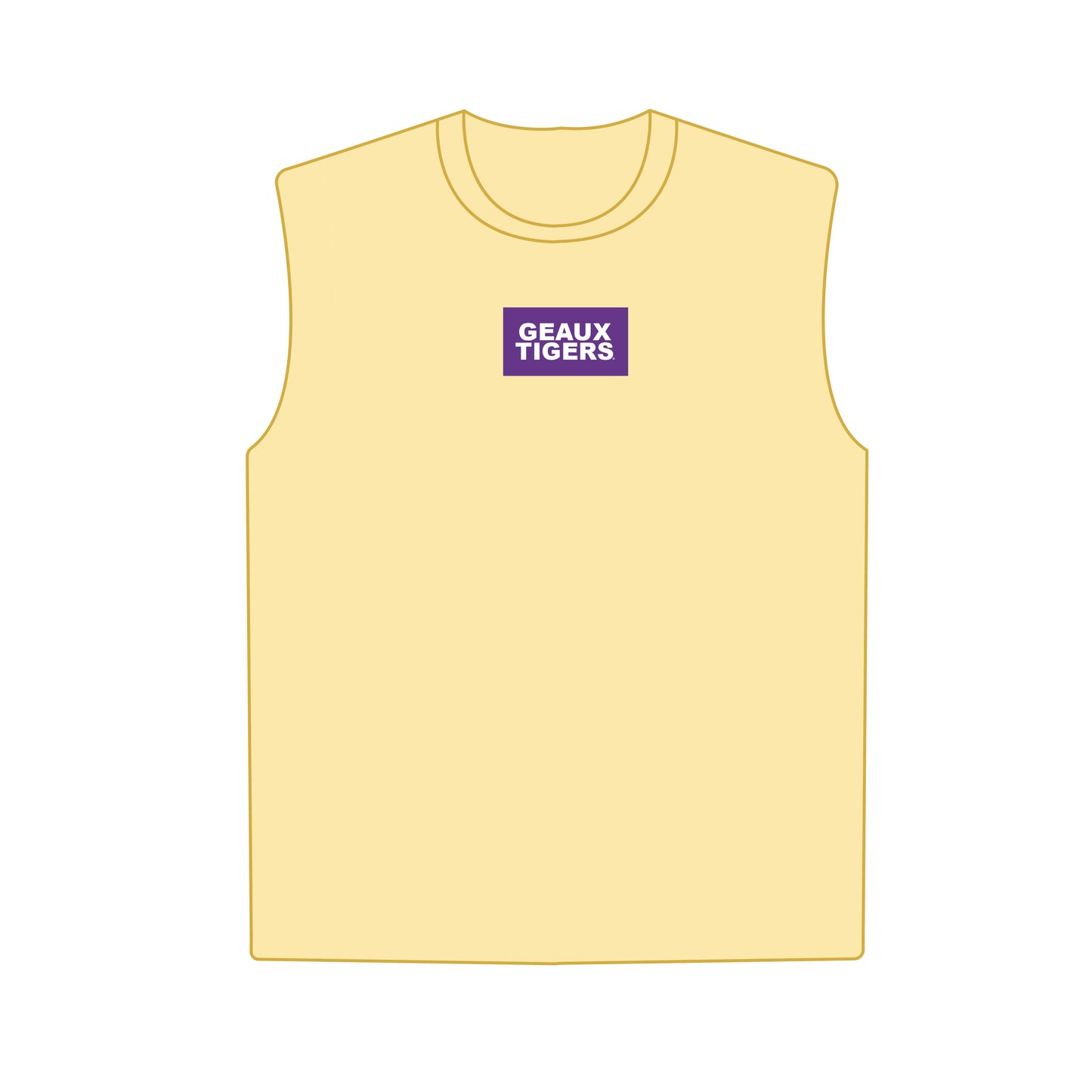 The Anna Active Tank Geaux Tigers Woven Label | Butter