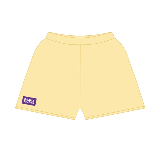 The Becca Shorts Geaux Tigers Woven Label | Butter