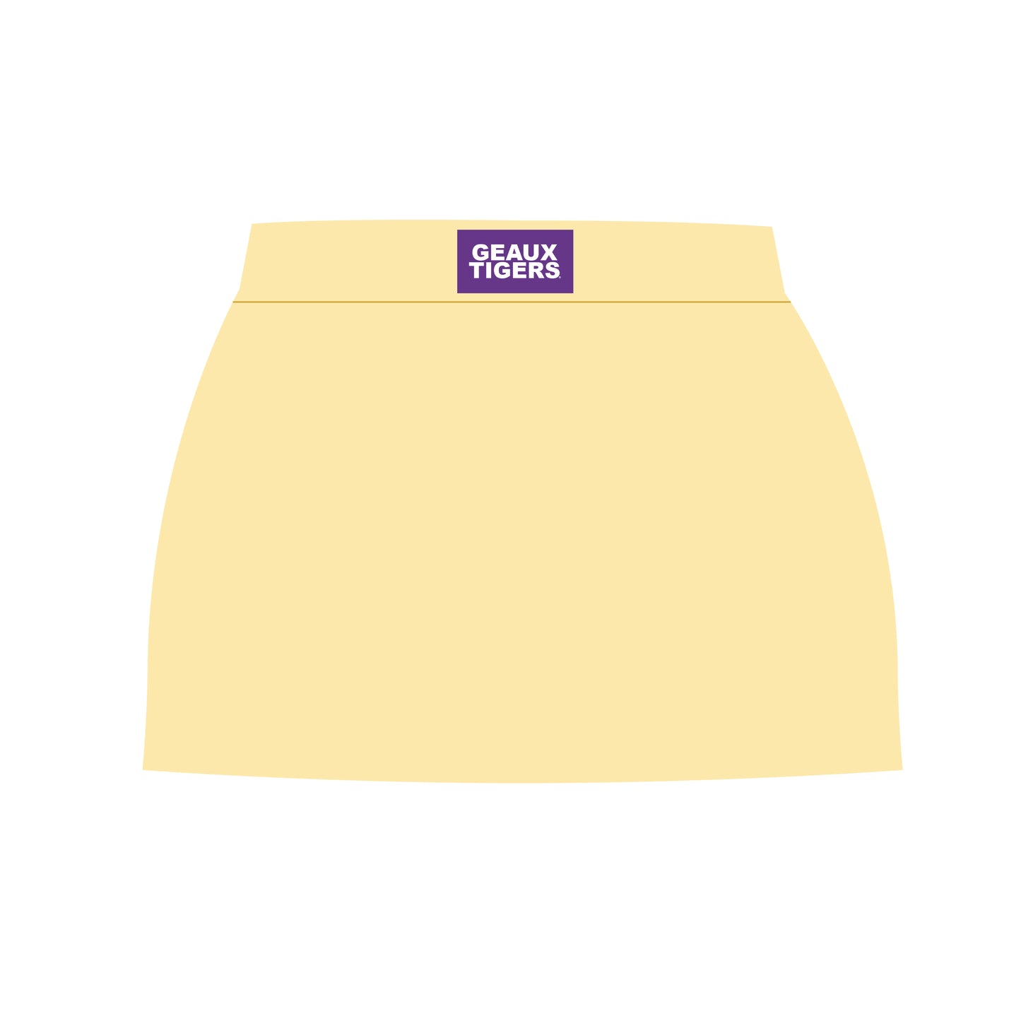 The Hayden High Waisted Skort Geaux Tigers Woven Label | Youth Butter