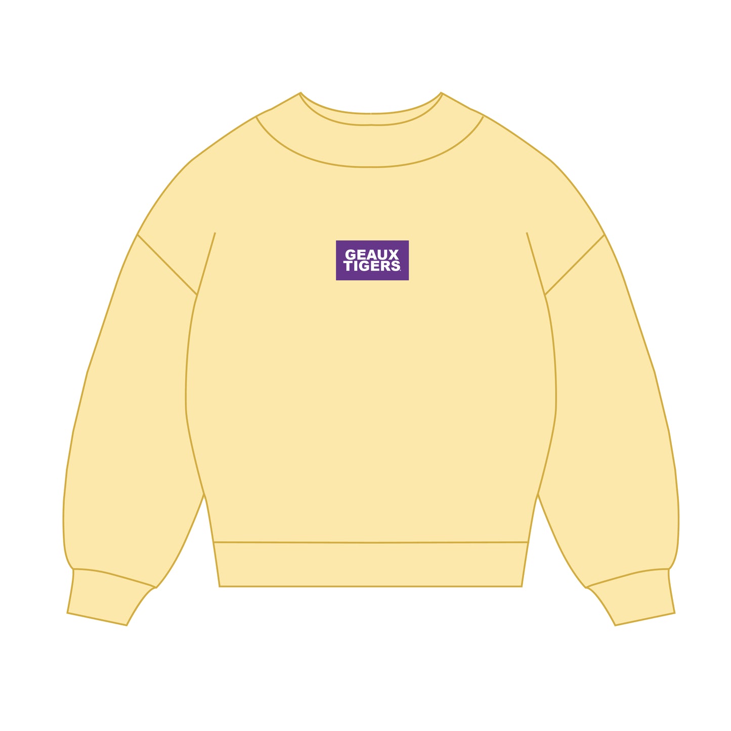 The Mary Mockneck Geaux Tigers Woven Label | Youth Butter