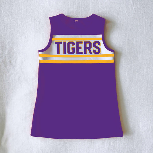 The Classic Cheer Dress LSU | Youth Purple