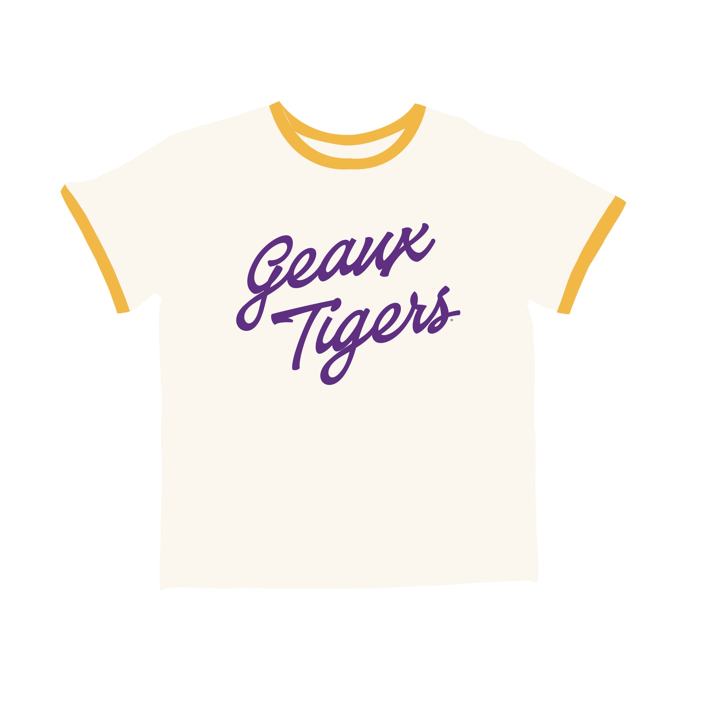 The Roxy Ringer Tee LSU | Bone