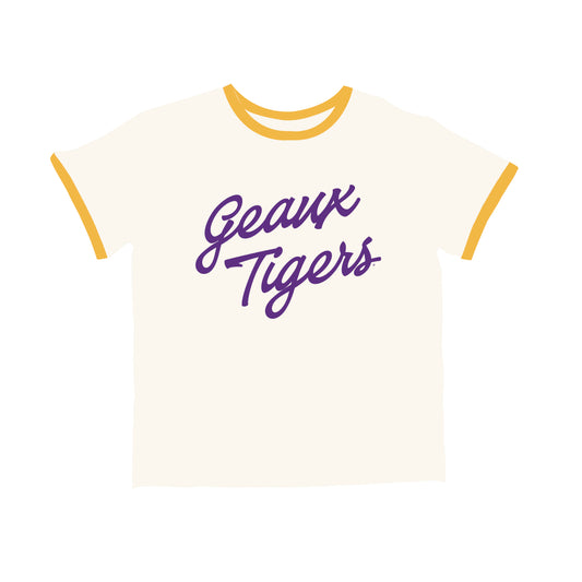 The Roxy Ringer Tee LSU | Bone