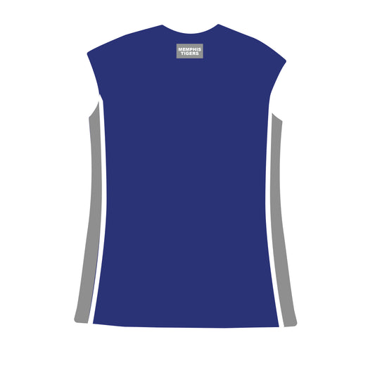 The Campbell Cap Sleeve Dress Memphis Tigers Woven Label | Royal