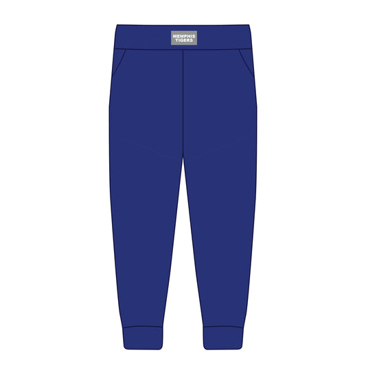 The Becca Joggers Memphis Tigers Woven Label | Royal Blue