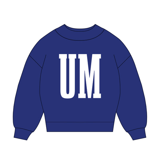 The Madi Varsity Mockneck Memphis | Royal