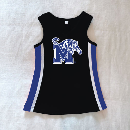 The Power Stripe Cheer Dress Memphis | Youth Black