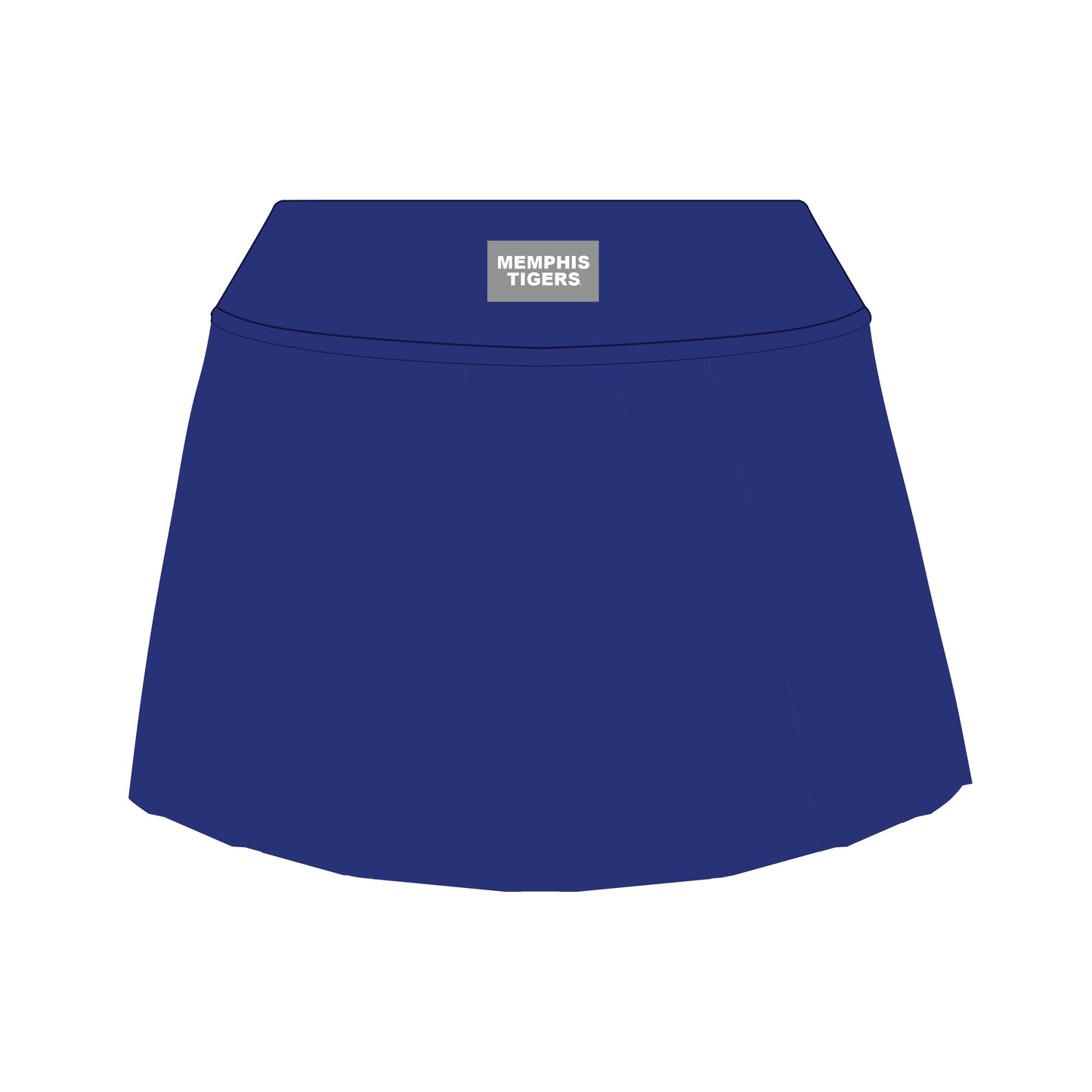 The Alli Tennis Skort Memphis Tigers Woven Label | Youth Royal Blue