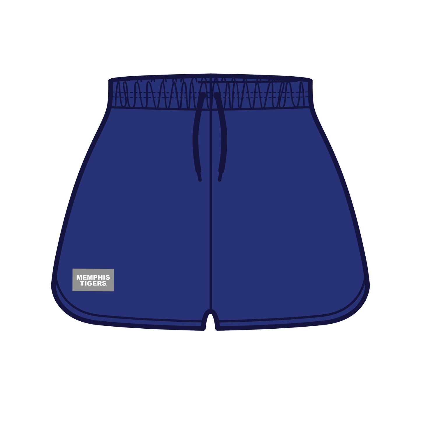 The Kristen Airy Lounge Shorts Memphis Tigers Woven Label | Royal Blue