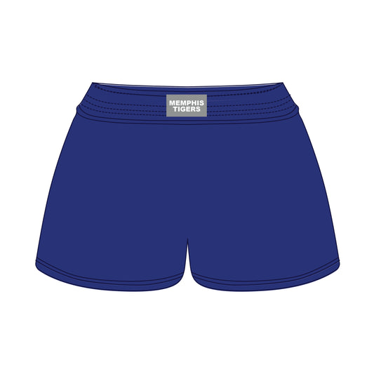 The Liz Nylon Shorts Memphis Tigers Woven Label | Royal Blue