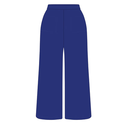 The Ava Airy Pants Memphis Tigers Woven Label | Royal