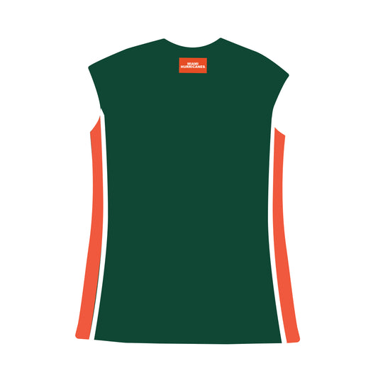 The Campbell Cap Sleeve Dress Go Canes Woven Label | Green