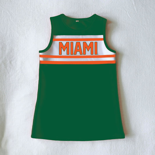 The Classic Cheer Dress Miami | Youth Green