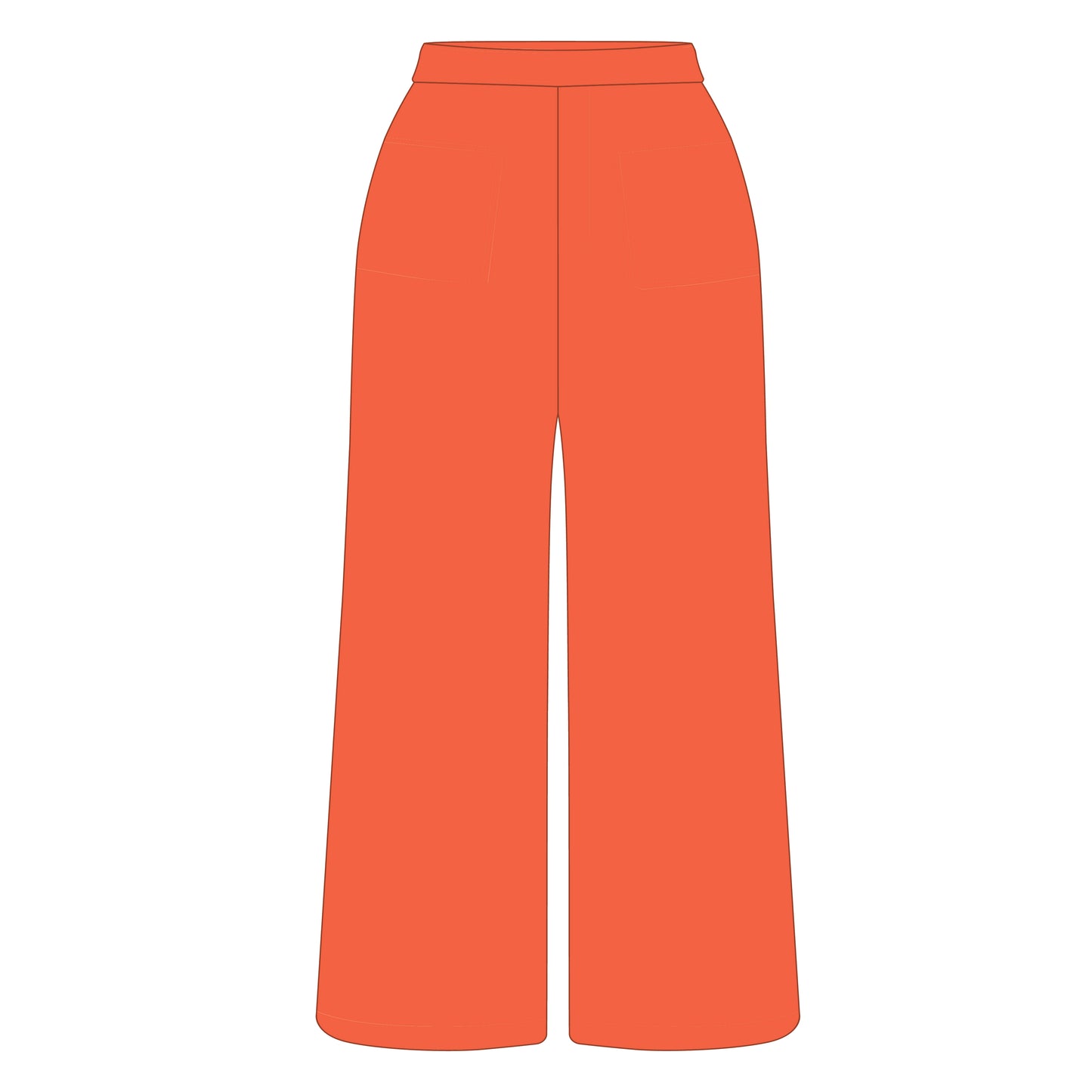The Ava Airy Pants Miami Hurricanes Woven Label | Youth Orange